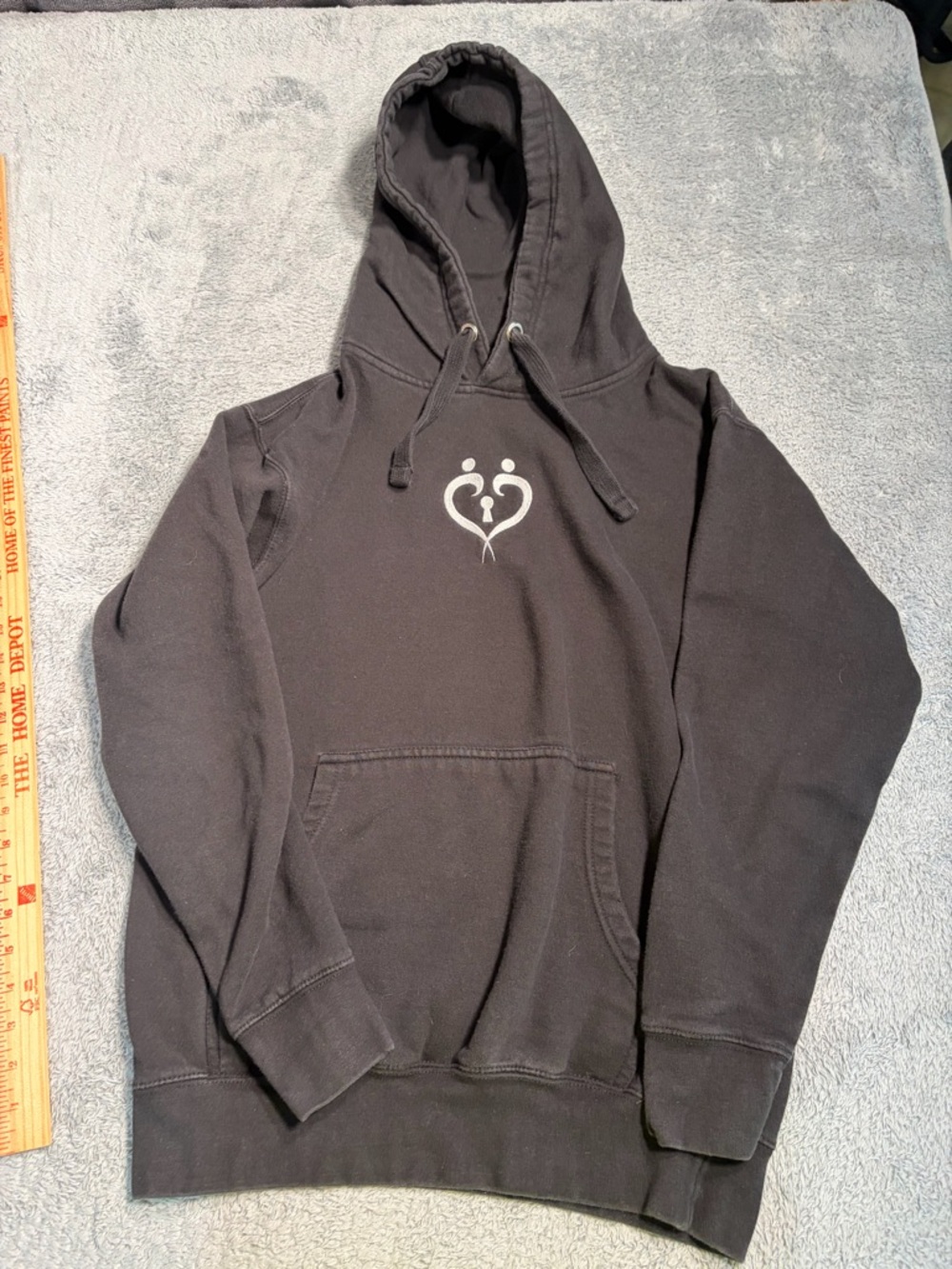 XPLR Sam and Colby merch hoodie medium black protect your heart